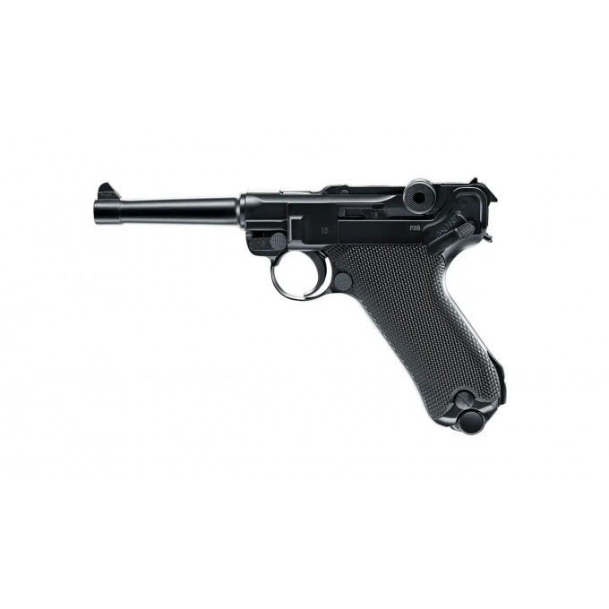 Пистолет пневматический UMAREX Р.08 калибр 4,5мм (метал, черный, blowback, ВВ) 5.8142