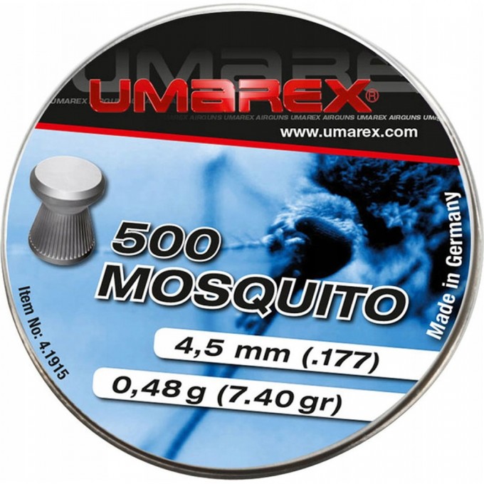 Пуля пневматическая "UMAREX MOSQUITO" 4,5 мм. 500 шт 4.1915